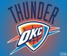 Oklahoma City Thunder, NBA takımının Logo. Kuzeybatı Grubu, Batı Konferansı